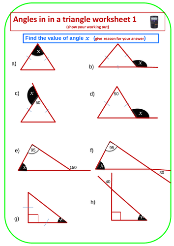 Angles in Triangle