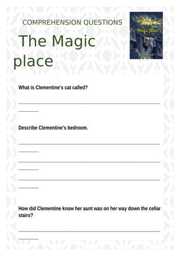 The Magic Place Comprehension Questions