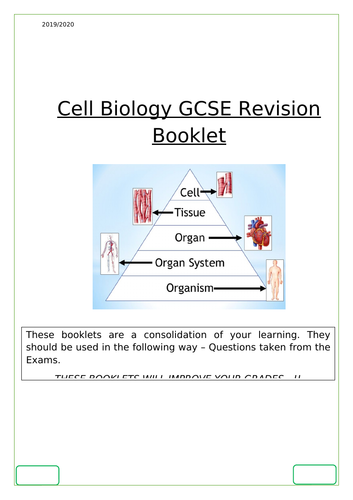 gcse biology homework booklet