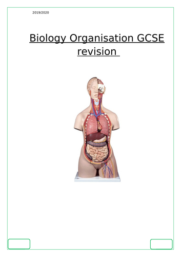 AQA  GCSE  Biology Booklet