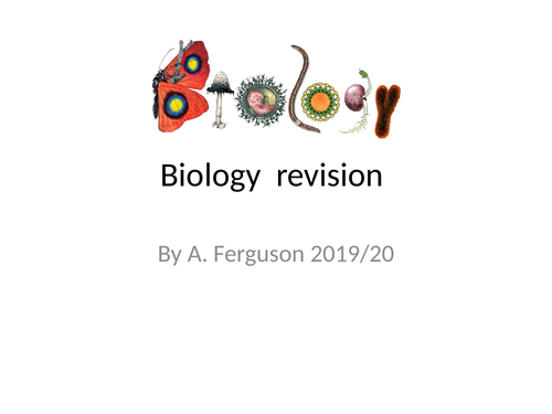 AQA GCSE  Biology  PPT full lesson