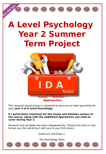 Issues and Debates Summer Project