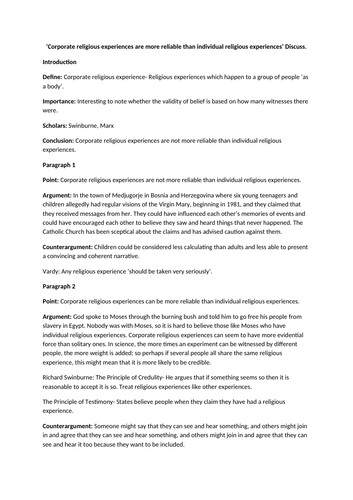 Exercise essay conclusion