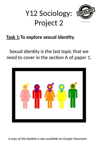 OCR A level sociology booklet - distance learning