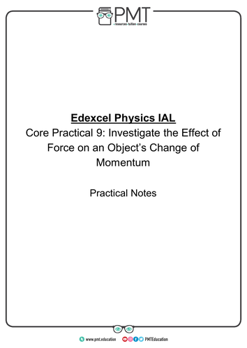 Edexcel IAL Physics Practical Notes
