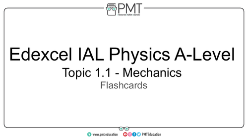 Edexcel IAL Physics Flashcards