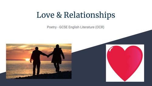 OCR Love & Relationships Poems, GCSE Eng. Lit
