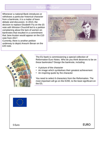Luther and German Reformation - reform the Euro!