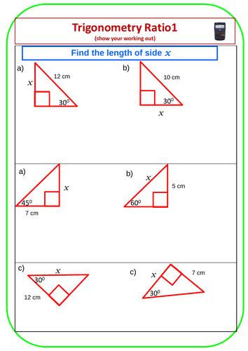 Trigonometry ratios