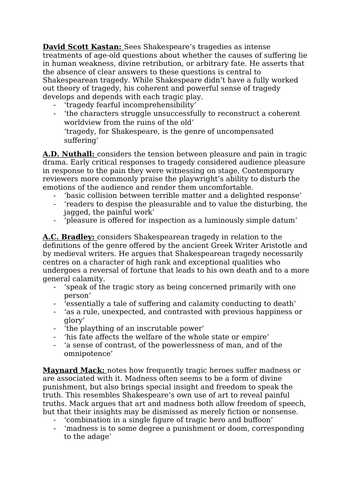 Hamlet Critical interpretations