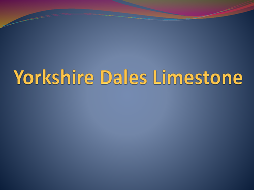 Yorkshire Dale in England.The Limestone, Park and Tourism