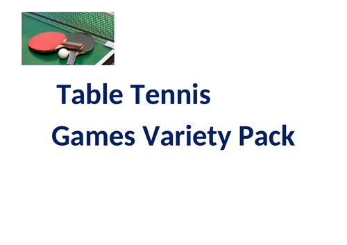 Table Tennis Games Variety Pack