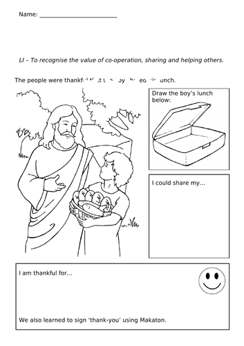 Feeding the 5000 Worksheet | Teaching Resources