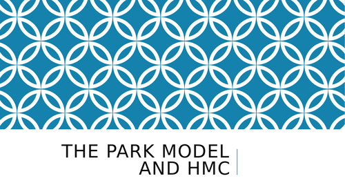 Park Model Revision