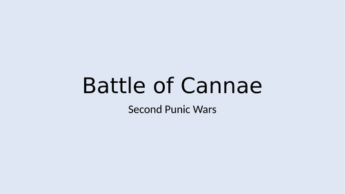 Romans-Second Punic War- Battle of Cannae