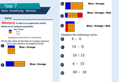 Ratio. Dividing into a ratio.