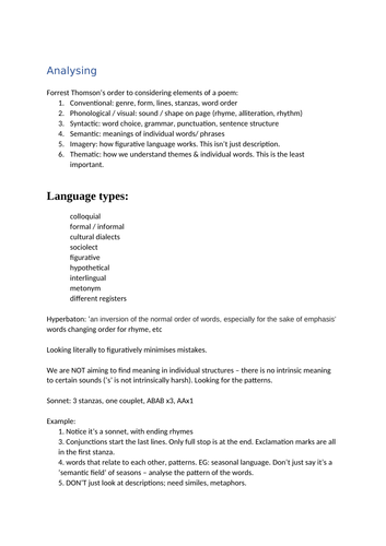 Poetry Analysis - Sophisticated How-To Guide