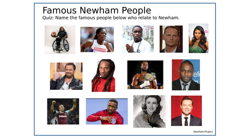 Famous Newham People