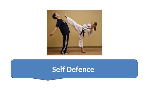 Law Transition session - Y11-12  Self Defence