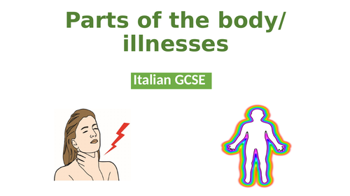 Italian GCSE - Body parts/illness