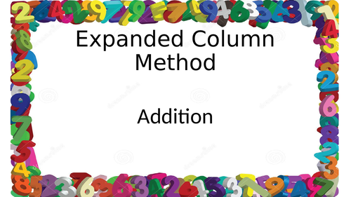 Expanded Column Method Year 2