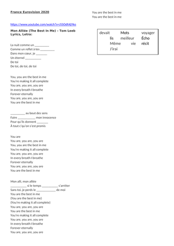 France Eurovision 2020 - Tom Leeb