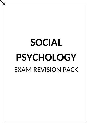 Edexcel Psychology A Level Revision - Social