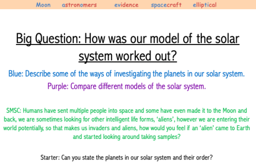 Year 8 Gathering the Evidence Lesson (8La)