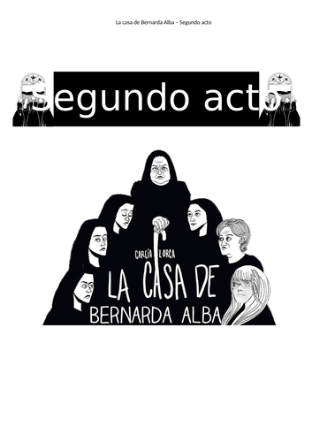 La Casa de Bernarda Alba, act 2