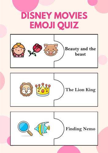 Disney themed educational puzzles | Teaching Resources