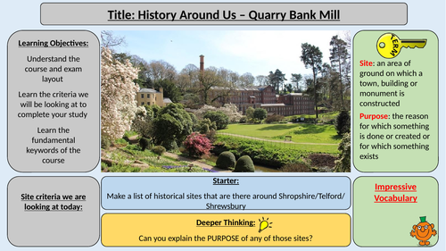 History Around Us - OCR - Quarry Bank Mill