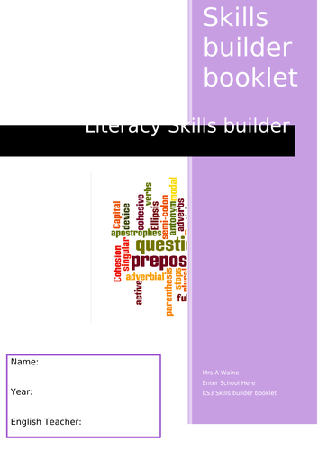Y7 Literacy Skills Builder