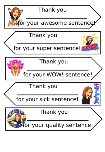 Great Sentence Arrows