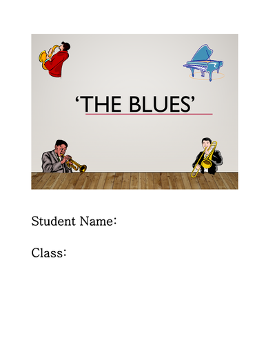 Blues Work Booklet for classes