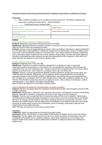 Politics a level youtube image