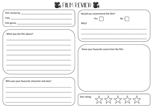 Film Review Template