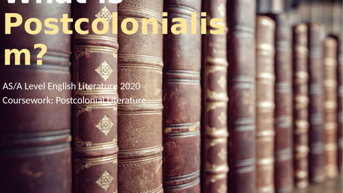 Intro to Postcolonial Studies
