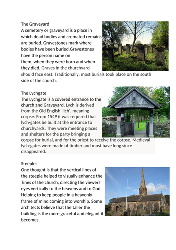 Church features fact sheet