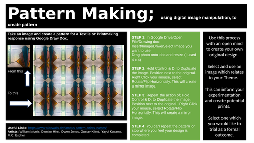 Digital Pattern Making | Teaching Resources