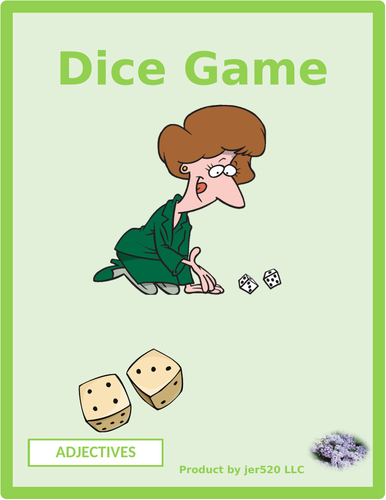 Adjectives Dice Game