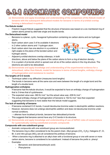 OCR Chemistry A level Module 6 Revision notes