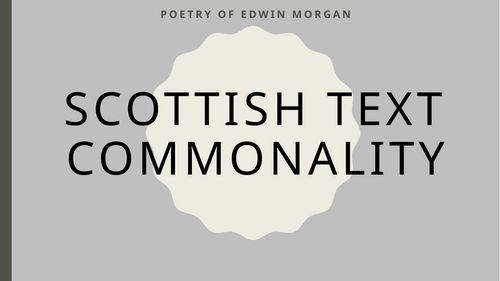 Edwin Morgan Scottish Text Resources