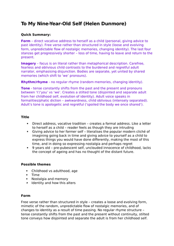 An analysis of the essay the zoo by helen dunmore 08 picture