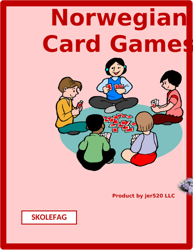 Skolefag (School Subjects in Norwegian) Card Games