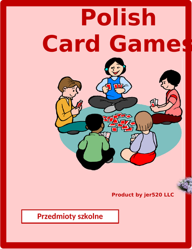 Przedmioty szkolne (School Subjects in Polish) Card Games