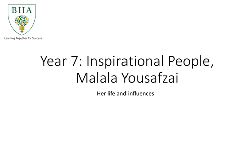 Inspirational People - Malala Yousafzai (Stay Home - Covid-19)