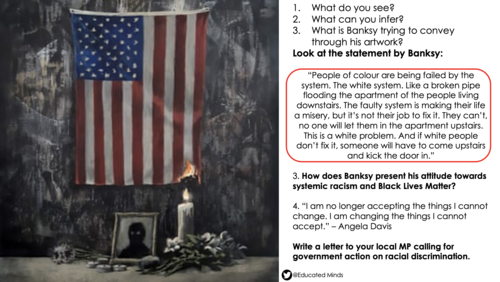 Banksy and Black Lives Matter Lesson
