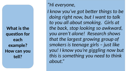 Writing a speech GCSE English Language Unit 2