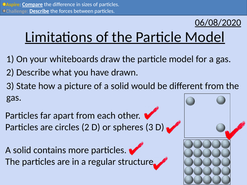 GCSE Chemistry: Limitations of the Particle Model