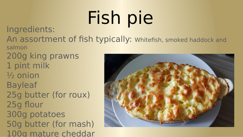 Fish Pie how to make tutorial